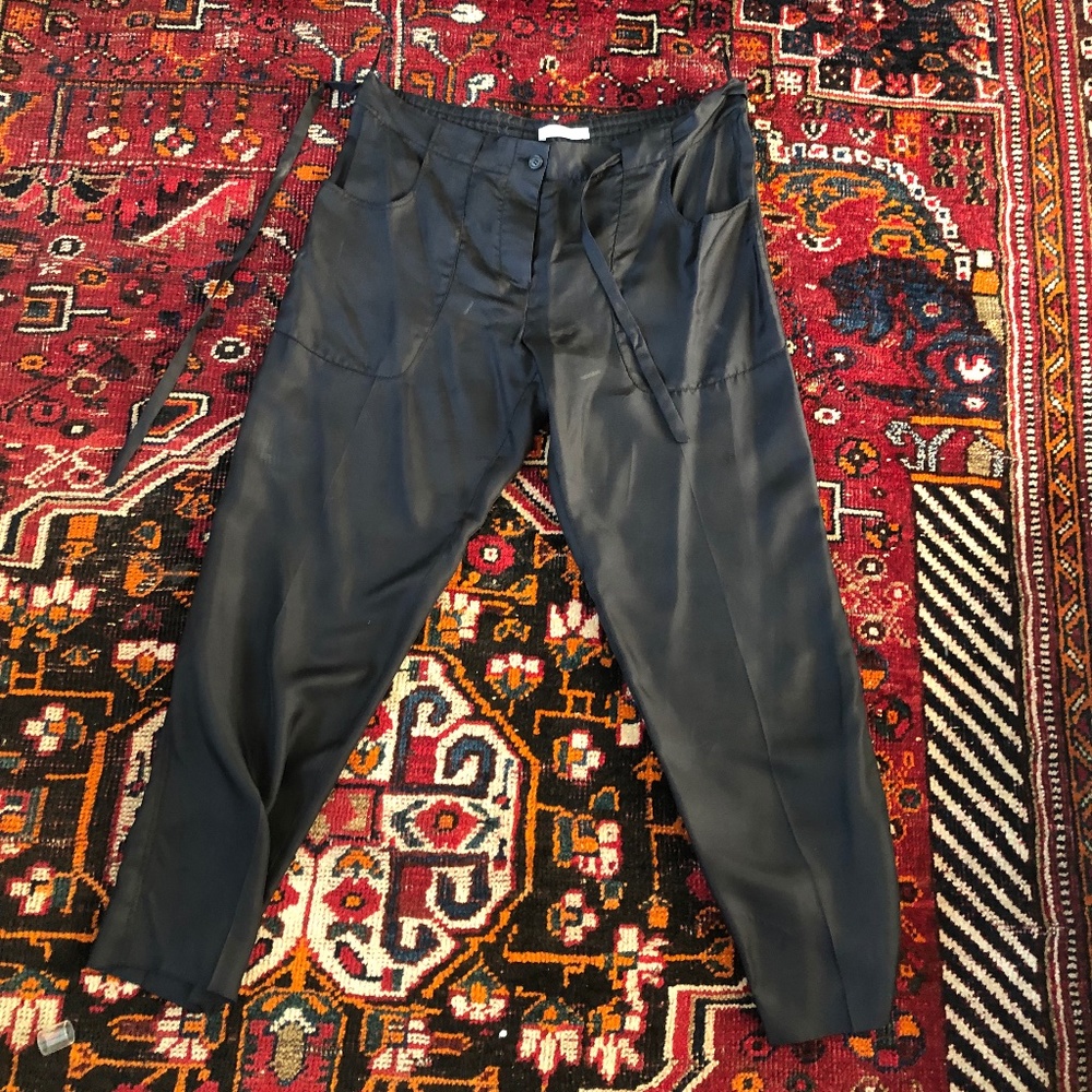 100% SILK Prada Pants (drawstring)